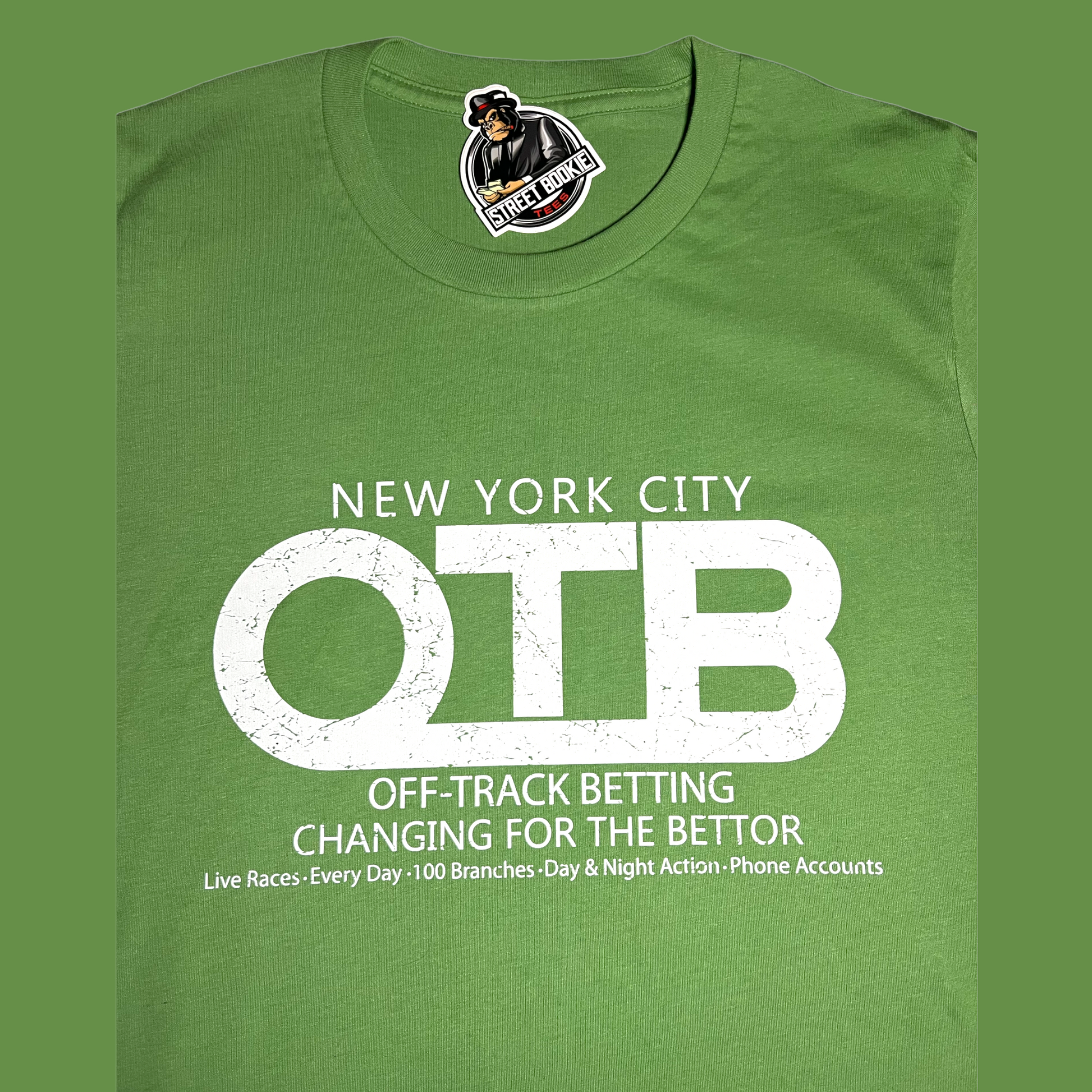 New York OTB, throw back tshirt 